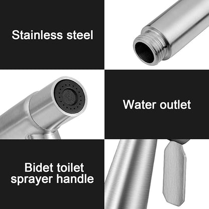 Al Kalal Stainless Steel Handheld Shower Set