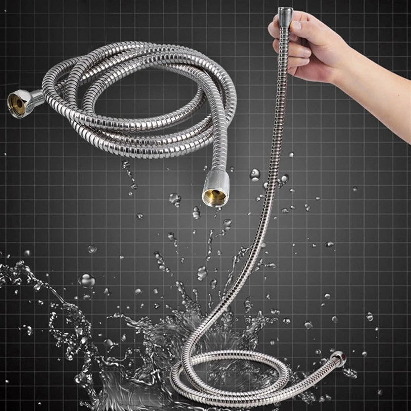 Al Kalal Stainless Steel Handheld Shower Set