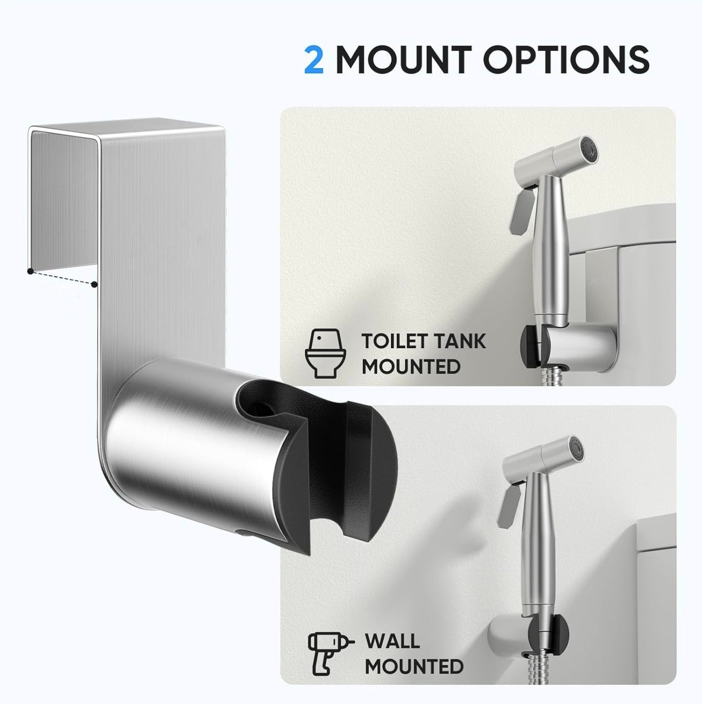 Al Kalal Stainless Steel Handheld Shower Set