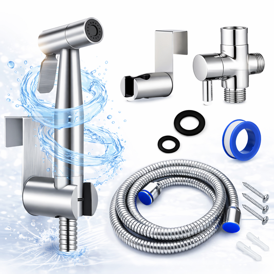 Al Kalal Stainless Steel Handheld Shower Set